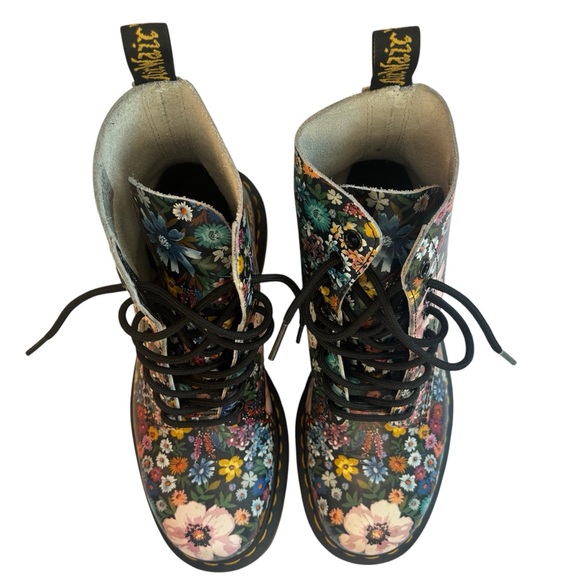 Dr. Martens 1460 PASCAL WANDERLUST FLORAL ANKLE BOOTS - US SIZE 7 - Picture 4 of 7